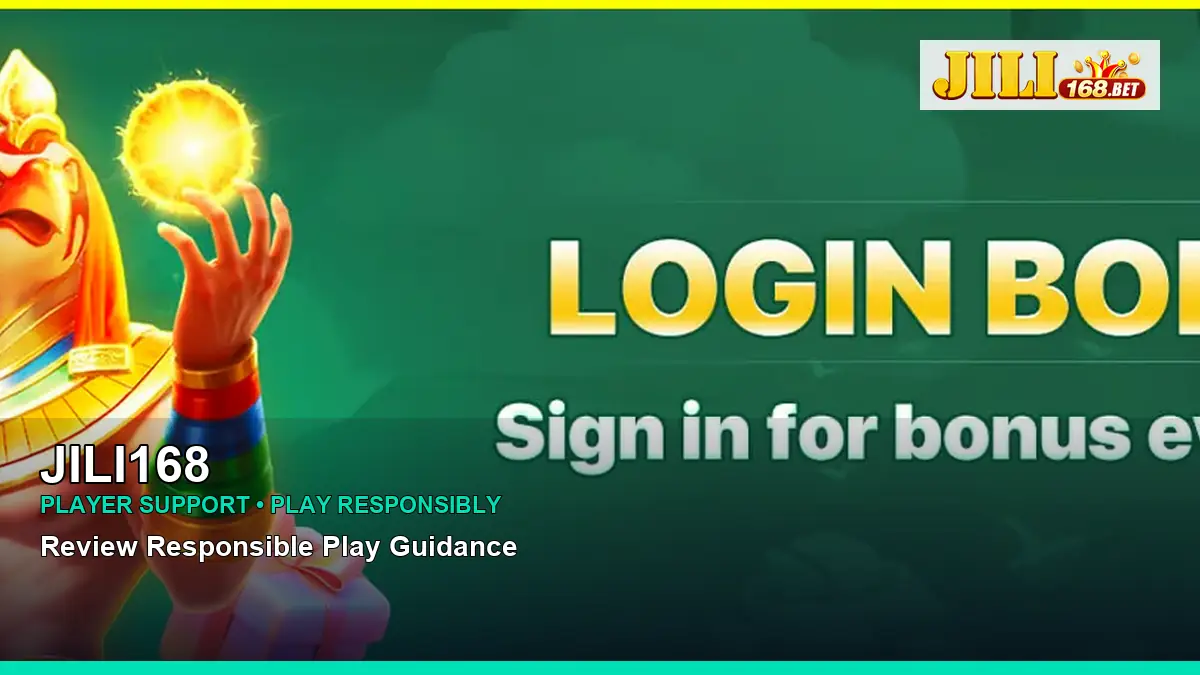 JILI168 player support and responsible gaming guide for Philippine players